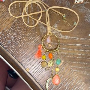 Long Multicolored/designed necklace